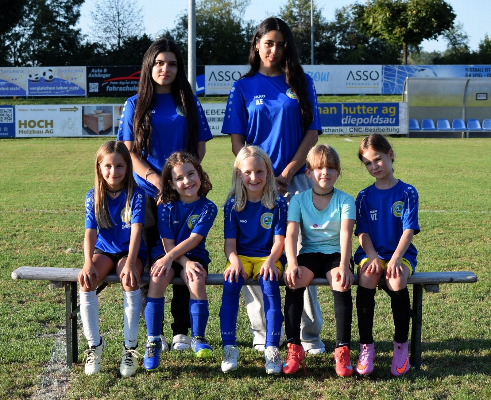 Mannschaftsfoto Juniorinnen FF-9 / FF-7 · Saison 26/27